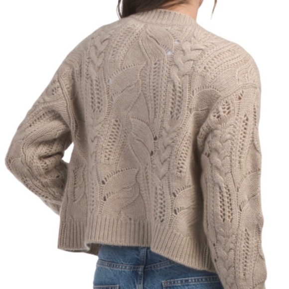 Naked Cashmere Natasha Cable Knit Cardigan, Size M - Picture 11 of 12